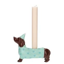Mignon Lysestake Dachs Med Hatt Turkis