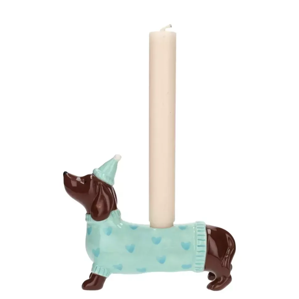 Mignon Lysestake Dachs Med Hatt Turkis