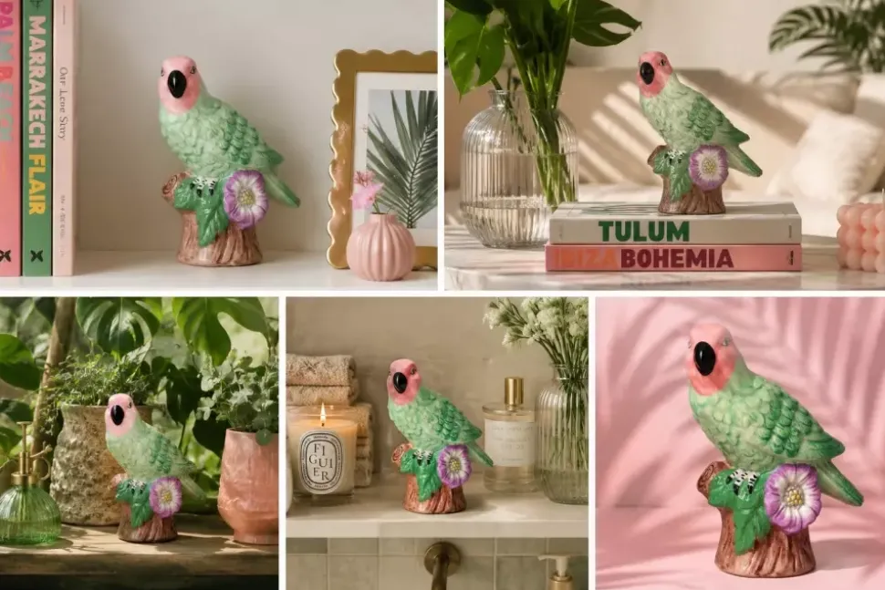 Mignon Papegøyefigur Grønn