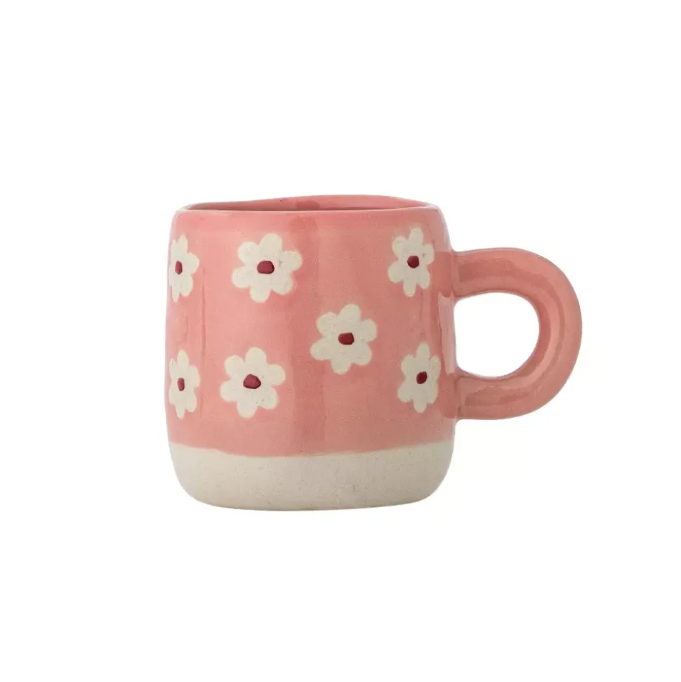 Millie Kopp Rosa Blomst Keramikk