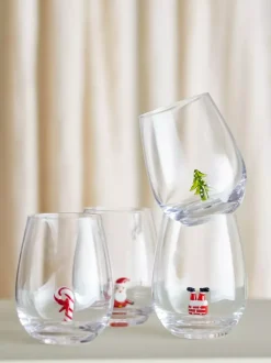Misa Drikkeglas, Multipakk, Sett av 4, Klar, Glass