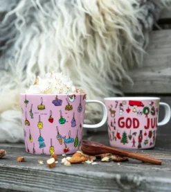 Modern House - Anette Moi - Krus - 27 cl God Jul Rosa