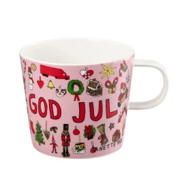 Modern House - Anette Moi - Krus - 27 cl God Jul Rosa