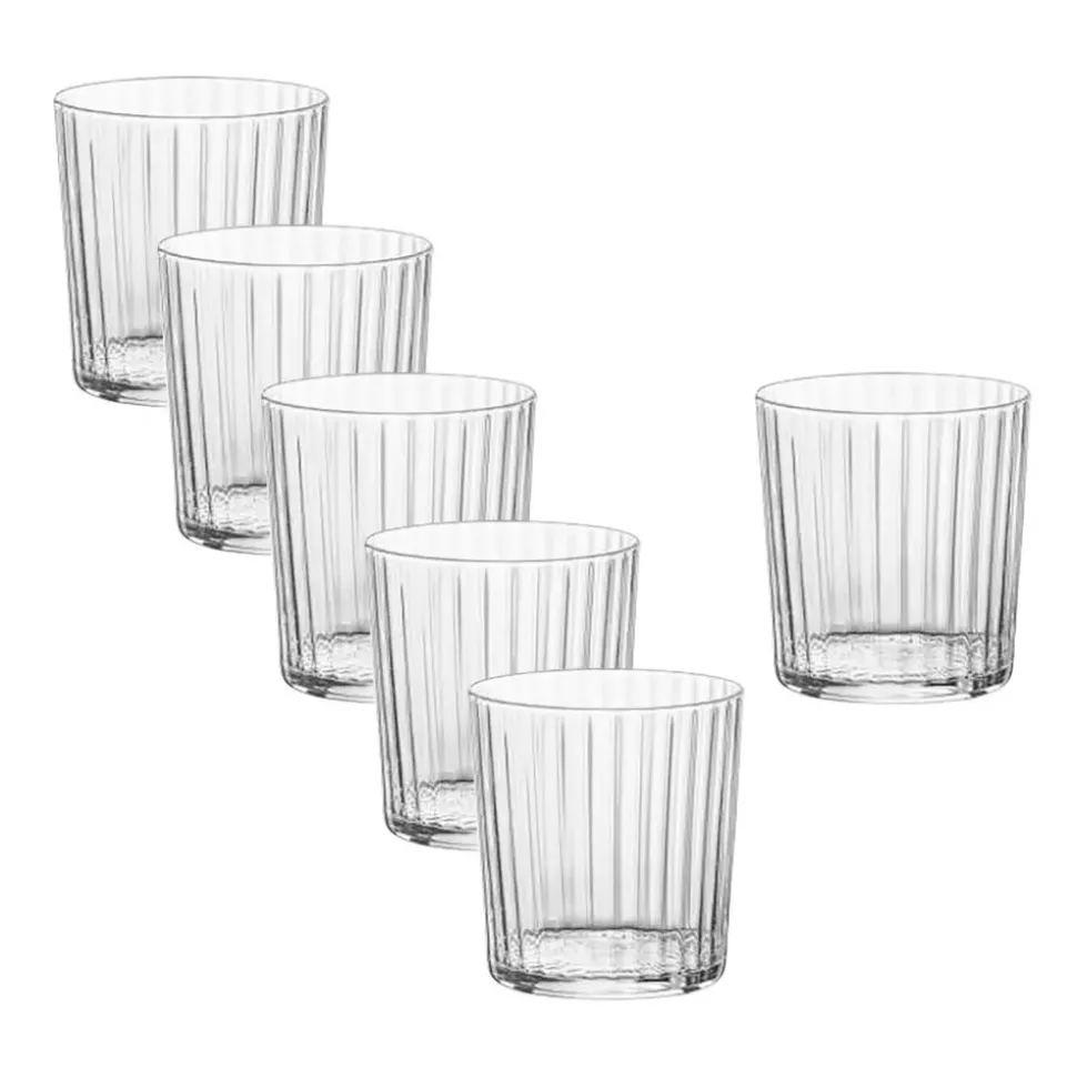 Modern House - Aqua - Vannglass 6-pk - 35 cl
