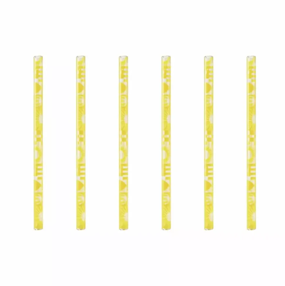 Modern House - Mummi Fest - Sugerør 6-pk Glass