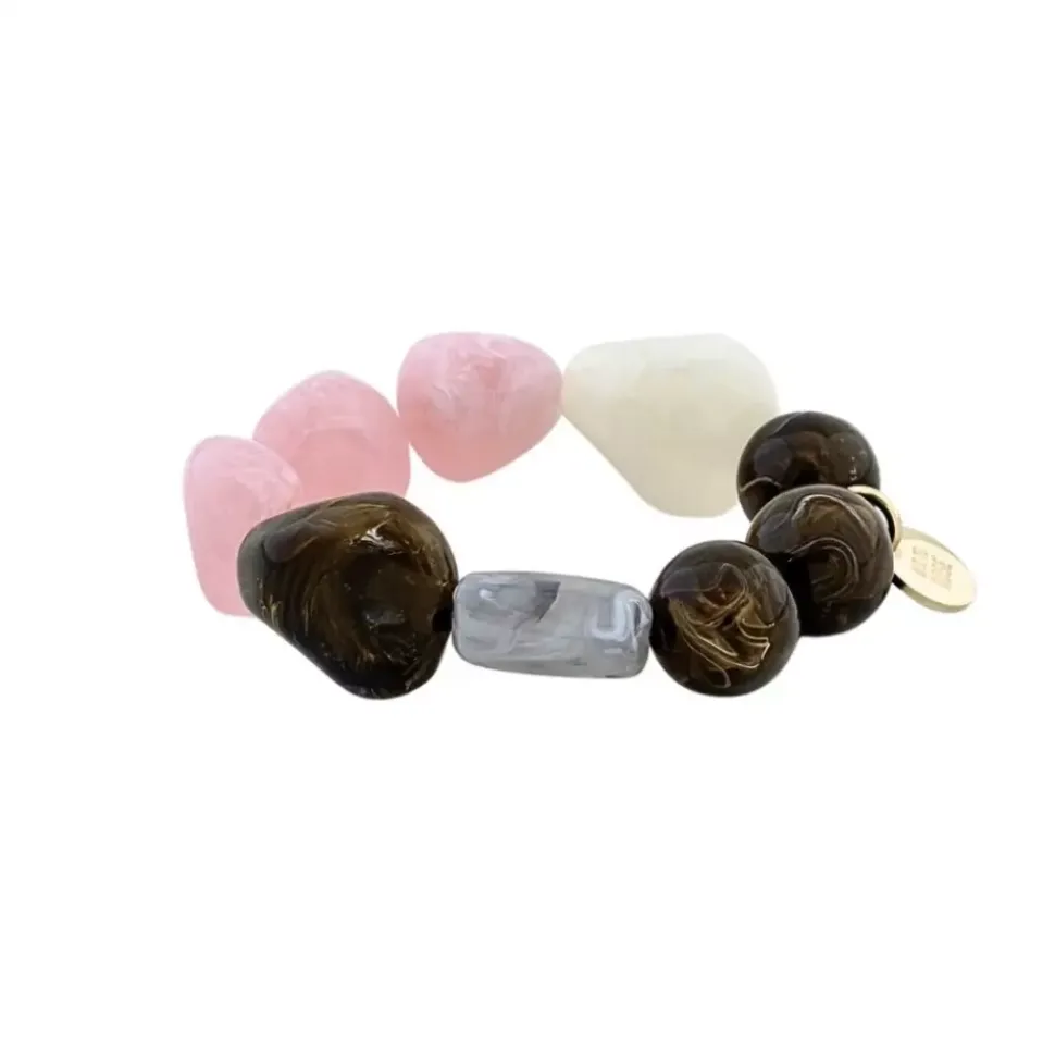 Molto Armbånd Resin Rosa