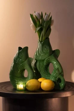 Monsieur Carafon Fiskevase L - Regnbueblå