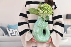 Monsieur Carafon Fiskevase L - Regnbueblå