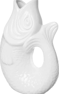 Monsieur Carafon Fiskevase L - Hvit