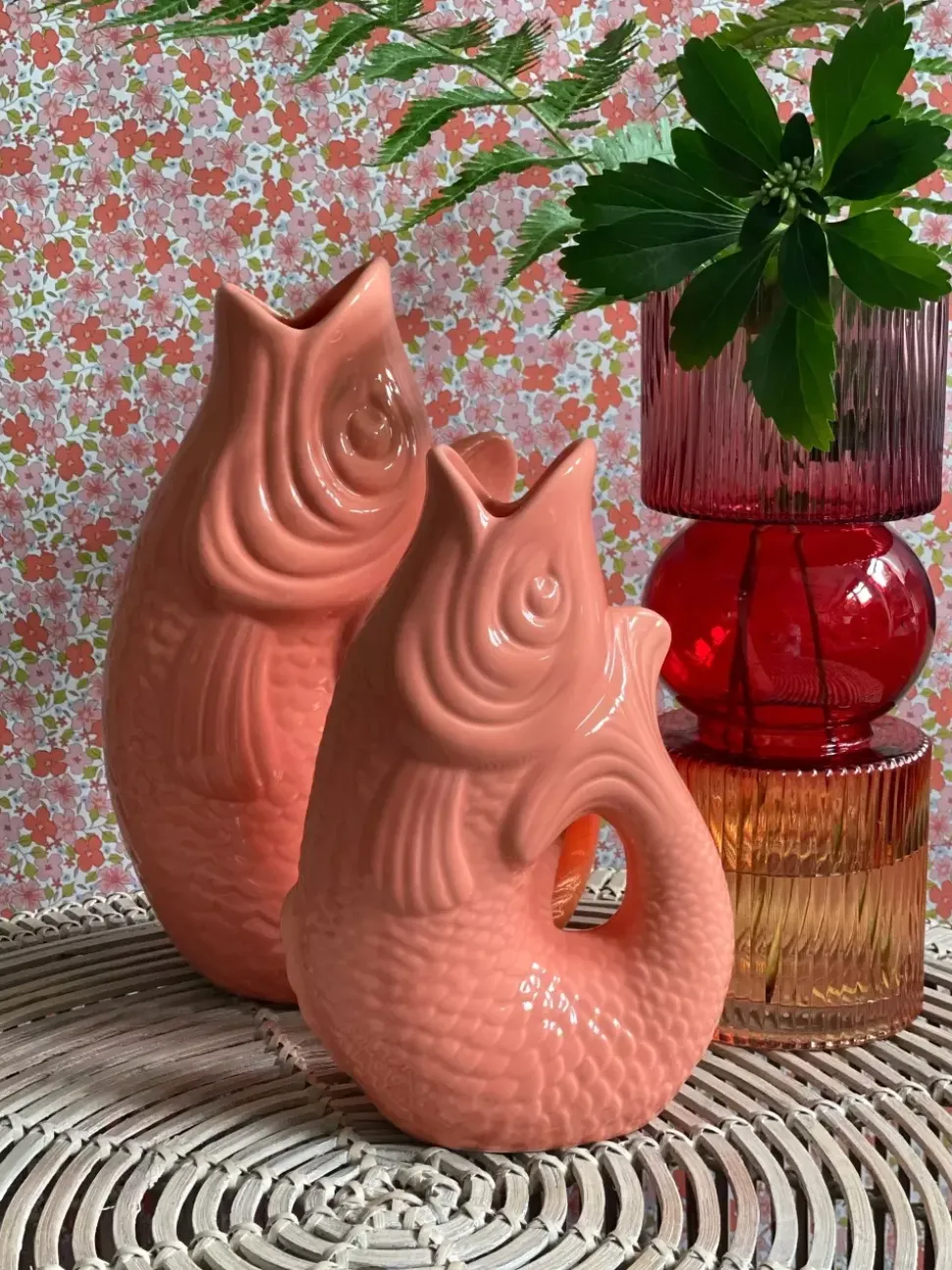 Monsieur Carafon Fiskevase XS - Hvit