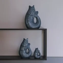 Monsieur Carafon Fiskevase XS - Korallrød