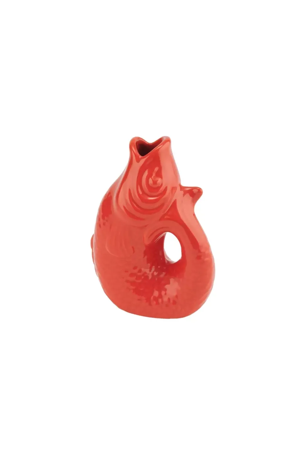 Monsieur Carafon Fiskevase XS - Korallrød