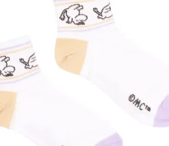 Moomin Ankelsokker 36-42 Retro Moomin Hvit