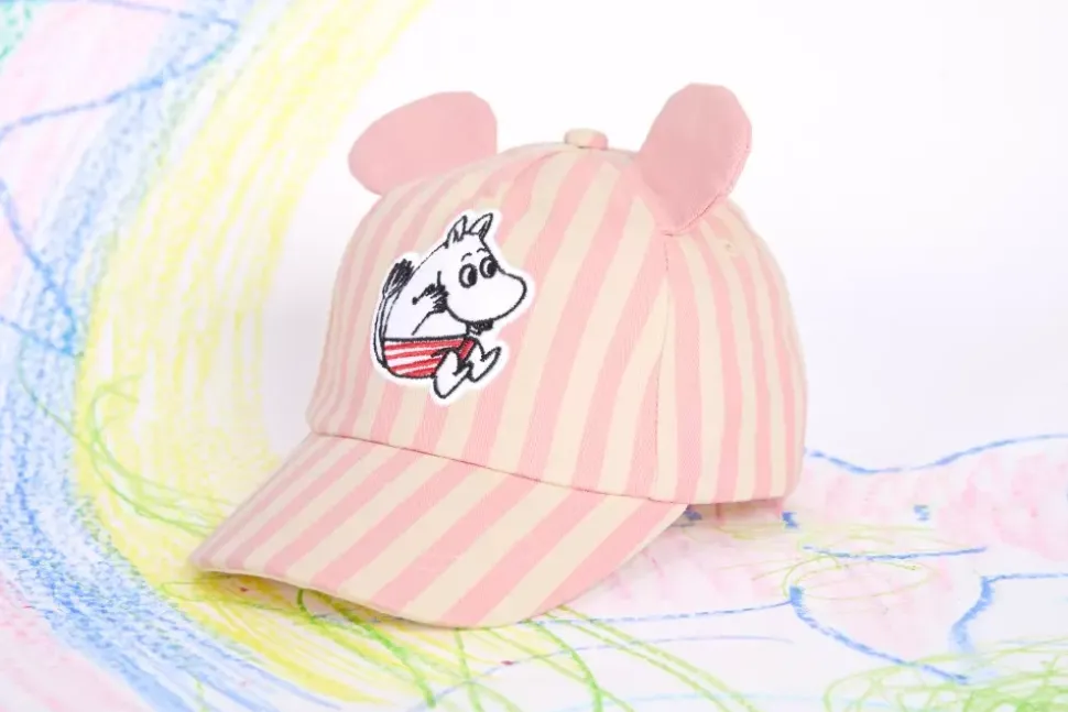Moomin Baby Caps Med Ører Rosa