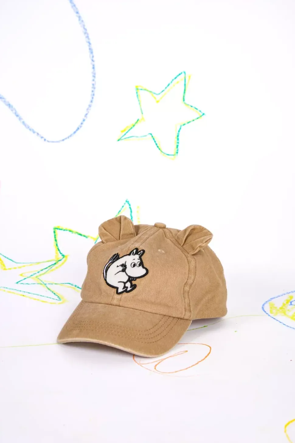 Moomin Barnecaps Med Ører Brun