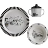 Moomin Barneservise Svart & Hvit
