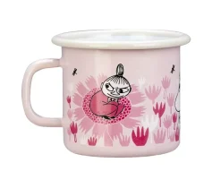 Moomin Emaljekopp - I hagen rosa