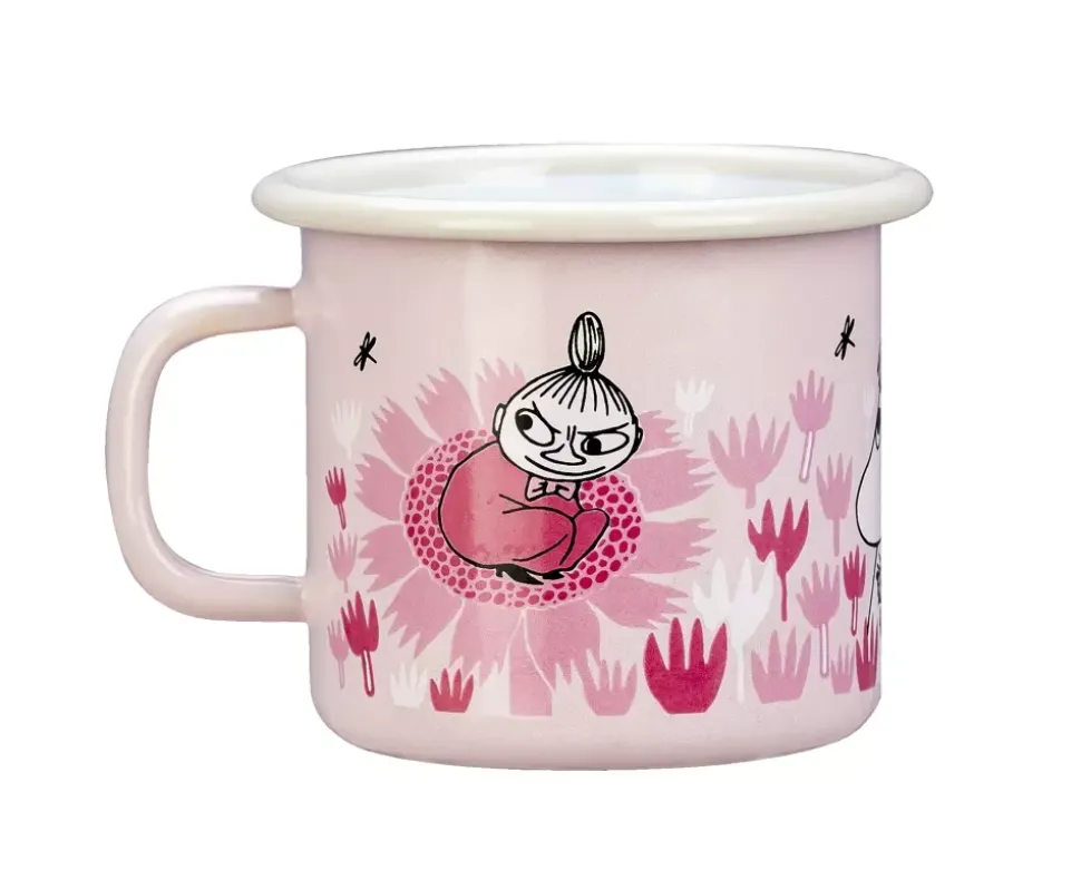 Moomin Emaljekopp - I hagen rosa