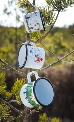 Moomin Emaljekopp - Moomindalen Hvit