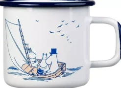 Moomin Emaljekopp - Sjømenn Hvit