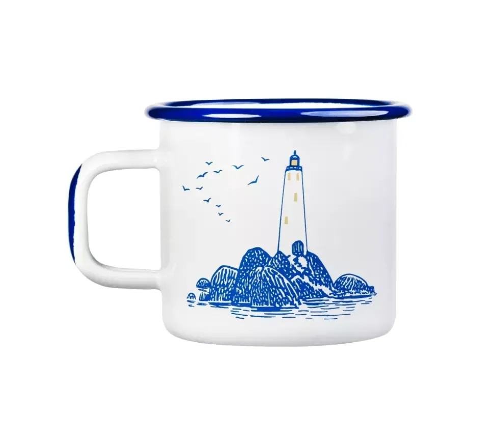 Moomin Emaljekopp - Sjømenn Hvit