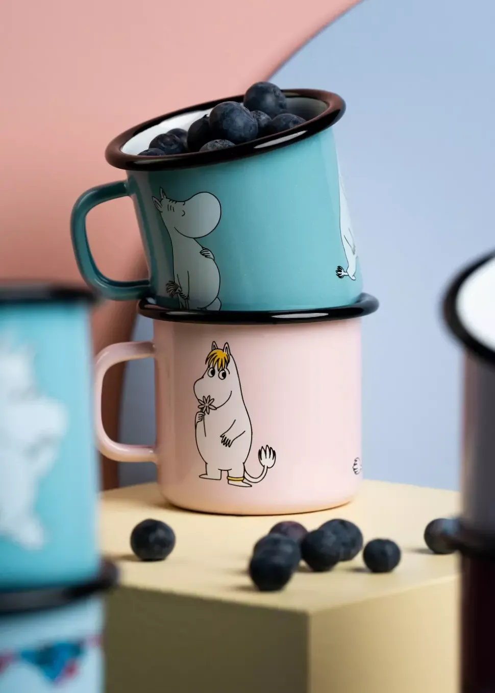Moomin Emaljekopp - Snorkfrøken Rosa