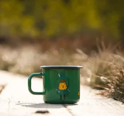 Moomin Emaljekopp - Snusmumrikken Mørk Grønn