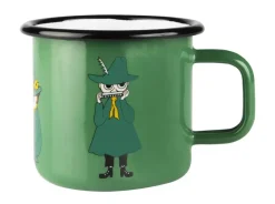 Moomin Emaljekopp - Snusmumrikken Mørk Grønn