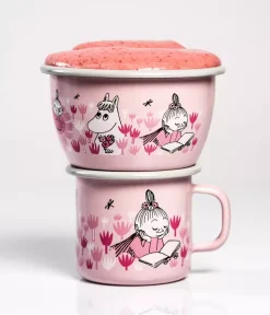 Moomin Emaljeskål - Rosa