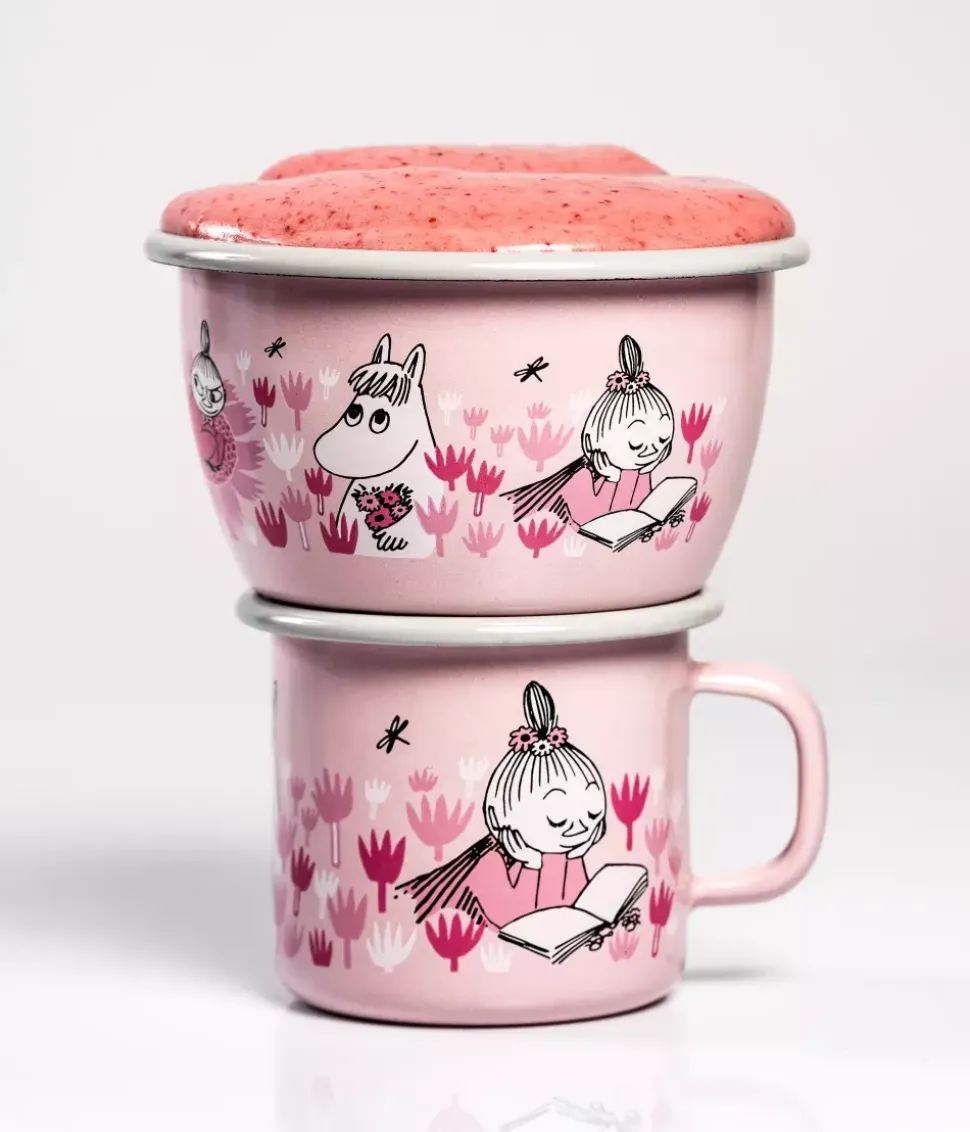 Moomin Emaljeskål - Rosa