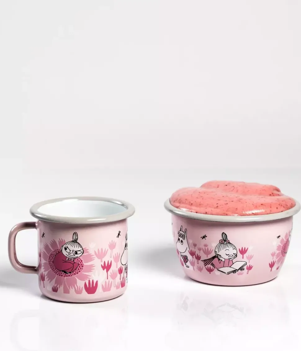Moomin Emaljeskål - Rosa