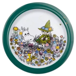 Moomin Eng Flat Tallerken Med Antiskli Grønn