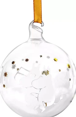 Moomin julekule - Sparkling stars 3pk