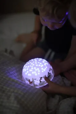 Moomin Nattlampe Med Stjernehimmel & Musikk