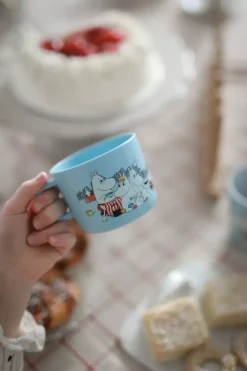 Moomin Picknick, Kopp Med Håndtak, Lys Blå