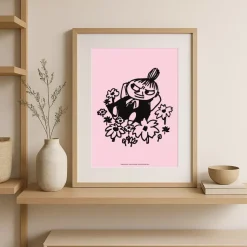 Moomin Poster Lille My Rosa H40