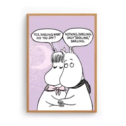 Moomin Poster Love Lilla 30x40