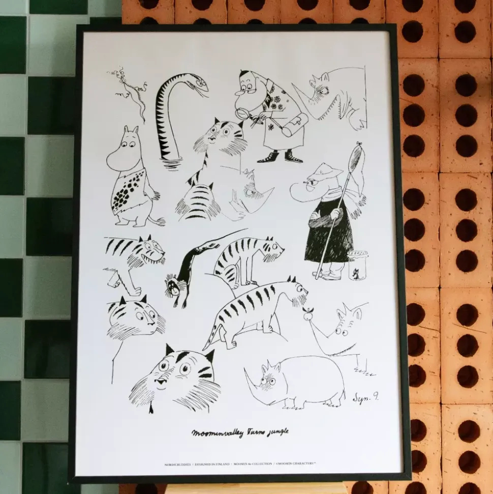 Moomin Poster Moomin80 Hvit