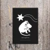 Moomin Poster Novels Svart H70