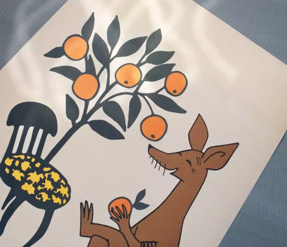 Moomin Poster - Sniff Appelsiner