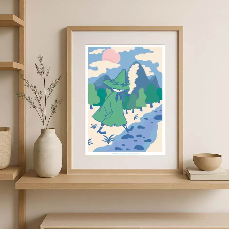 Moomin Poster Snusmumrikken Reise H40