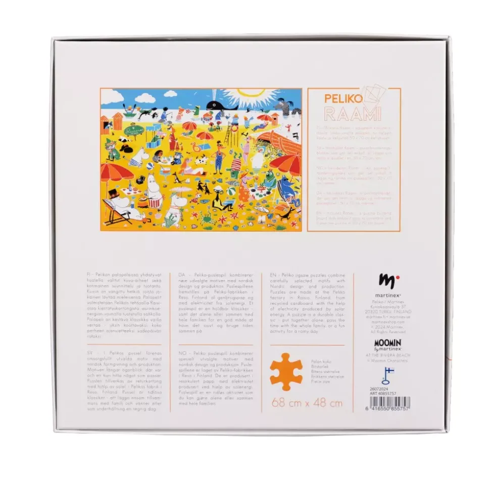Moomin Puslespill - Stranden 1000 Brikker