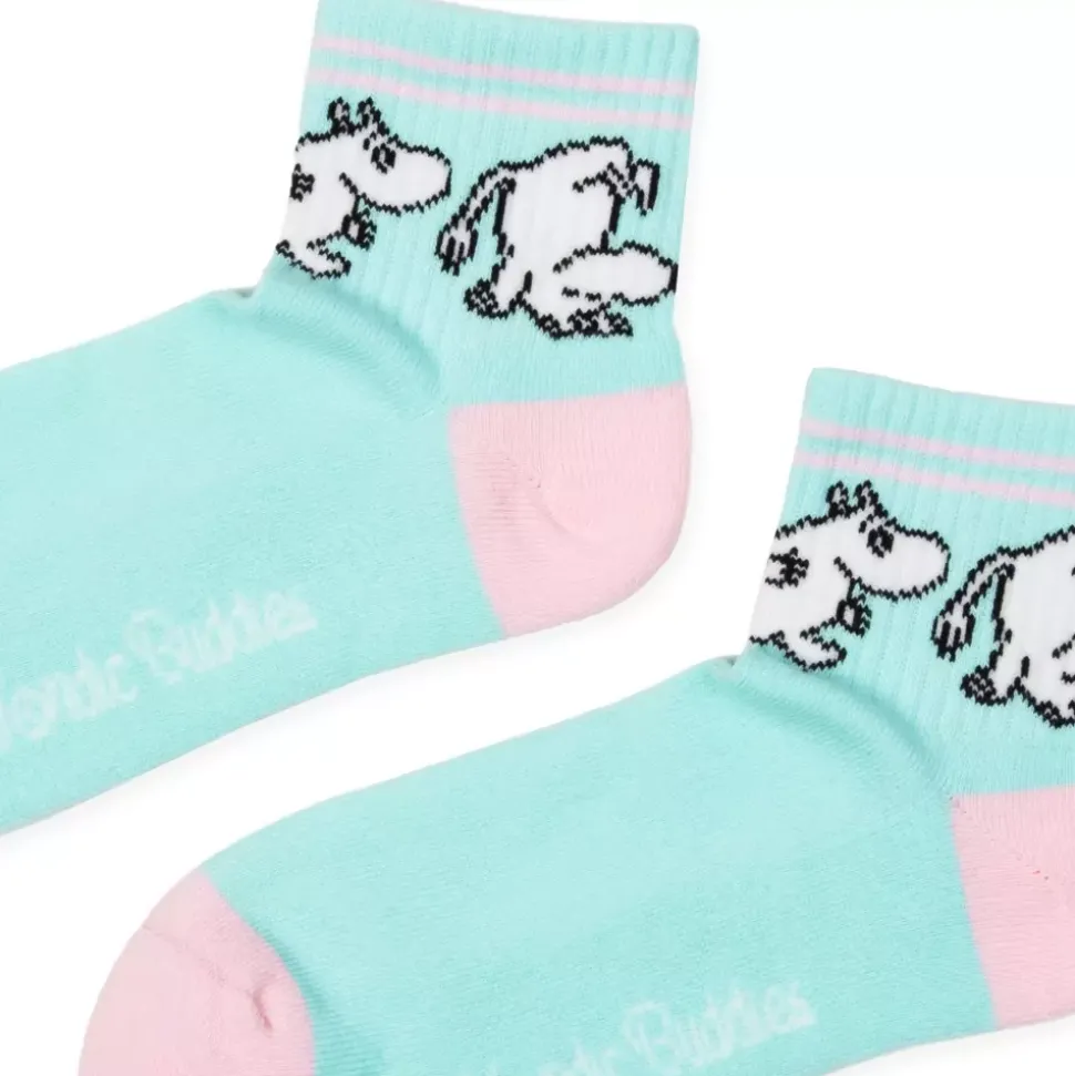 Moomin Retro Ankelsokker 36-42 Moomin Turkis