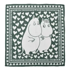 Moomin Skjerf Moomintroll Og Snorkfrøken Grønn