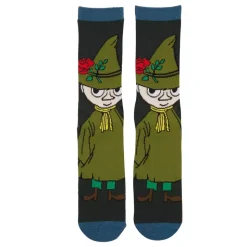 Moomin Sokker 36-42 Damer Klassisk Snusmumriken Grønn
