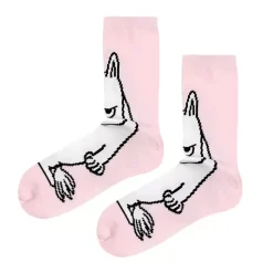 Moomin Sokker 36-42 Damer Klassisk Moomin Rosa