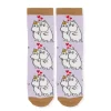 Moomin Sokker 36-42 Damer Klassisk Kjærlighet Moomintroll Og Snorkfrøken Lilla