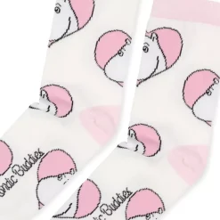 Moomin Sokker 36-42 Damer Klassisk Kjærlighet Hvit Og Rosa