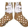 Moomin Sokker 19-21 Fluffy Baby Brun