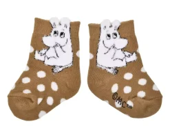 Moomin Sokker 19-21 Fluffy Baby Brun